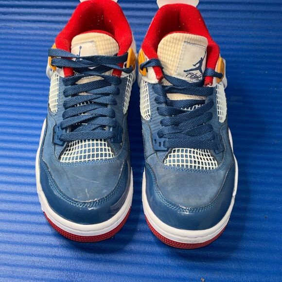 Size 7Y- GS Nike Air Jordan 4 Retro Messy Room DR6952-400 Shoe Sneaker Multi - Picture 4 of 8